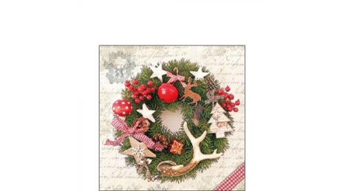 Ambiente Forest Wreath papírszalvéta 25x25 cm