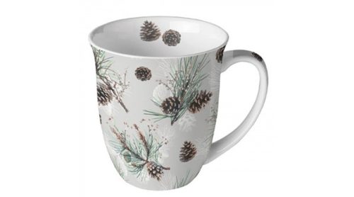 Ambiente Pine Cone All Over bögre 4 dl