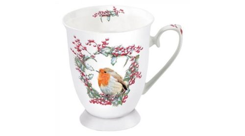 Ambiente Robin in Wreath bögre 25 dl