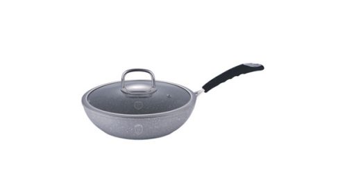 Berlinger Haus Gray Stone Touch Wok fedővel 28 cm