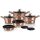 Berlinger Haus Rose Gold Metallic Line Edényszett 10 db-os