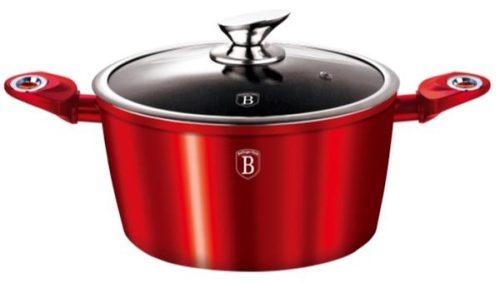 Berlinger Haus Burgundy Metallic Line Lábas fedővel 20 cm