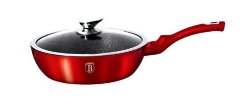 Berlinger Haus Burgundy Metallic Line Wok fedővel 24 cm