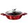 Berlinger Haus Burgundy Metallic Line Lábas fedővel 28 cm