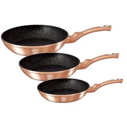   Berlinger Haus Metallic Line Rose gold Serpenyő szett 3 db-os
