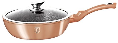 Berlinger Haus Metallic Line Rosegold Serpenyő fedővel 24 cm