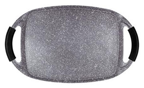 Berlinger Haus Gray Stone Touch Line grill sütőlap 47X29 cm