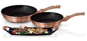 Berlinger Haus Rose gold Metallic Line edényszett 3 db-os