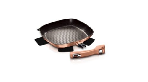 Berlinger Haus Rosegold grill serpenyő levehető nyéllel