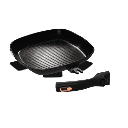 Berlinger Haus Black Rose Collection grill serpenyő levehető nyéllel 28 cm