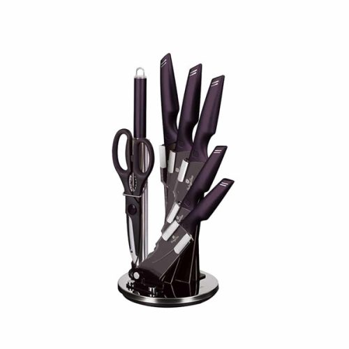 Berlinger Haus Purple Eclipse Collection 8 részes késkészlet állvánnyal