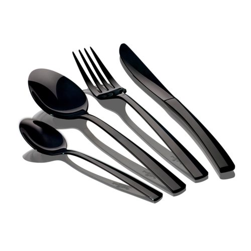 Berlinger Haus Matte Black Collection evőeszköz készlet 24 db-os, fekete