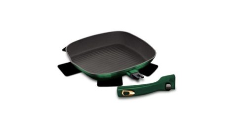 Berlinger Haus Emerald Collection grill serpenyő 28 cm, levehető nyéllel
