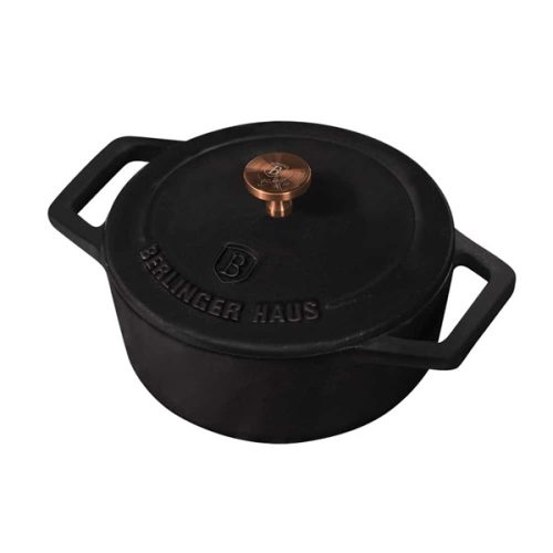 Berlinger Haus Black Rose Collection mini öntöttvas edény 12 cm
