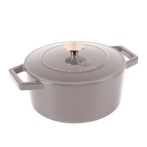 Berlinger Haus Taupe Collection öntöttvas lábas fedővel 24 cm