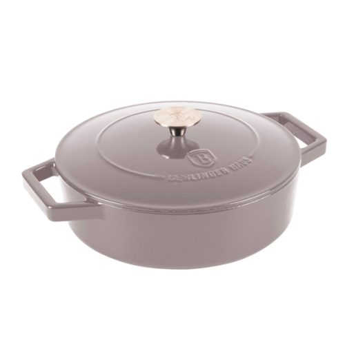 Berlinger Haus Taupe Collection alacsony öntöttvas lábas 26 cm
