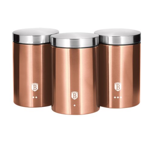 Berlinger Haus Rosegold tároló 3 db-os