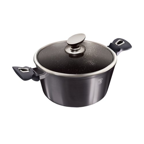 Berlinger Haus Carbon Pro Collection lábas fedővel és műanyag tetővel 20 cm
