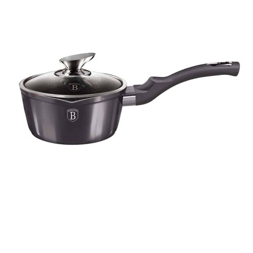 Berlinger Haus Carbon Pro Collection szószos edény fedővel 16 cm