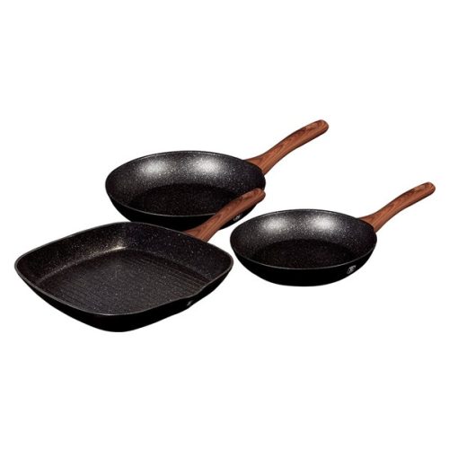 Berlinger Haus Ebony Rosewood Collection serpenyőkészlet 3 db-os