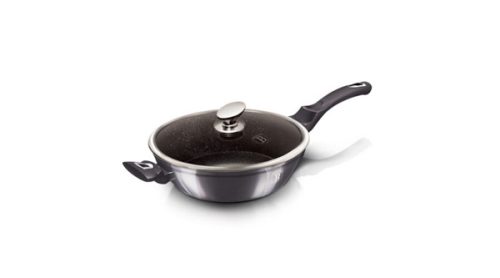 Berlinger Haus Carbon Pro Collection mély serpenyő 32 cm, fedővel