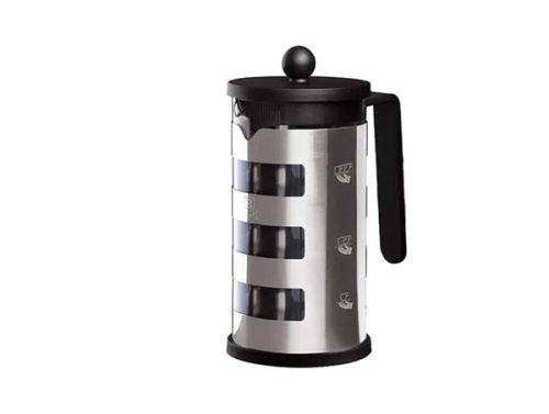 Berlinger Haus Black Silver Collection dugattyús kávé-és teafőző 1000 ml