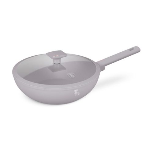 Berlinger Haus Taupe Collection Wok fedővel 28 cm