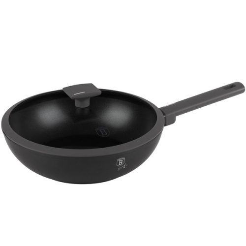 Berlinger Haus Antracit Collection Wok fedővel 28 cm