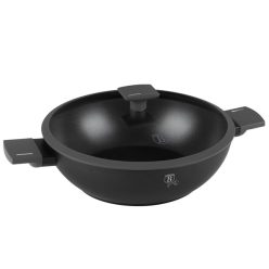 Berlinger Haus Antracit Collection Wok fedővel 30 cm