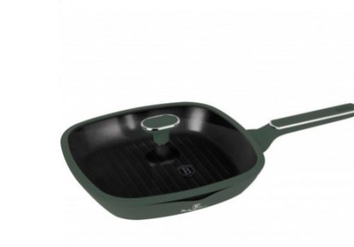Berlinger Haus Matte Green grill serpenyő fedővel 28 cm