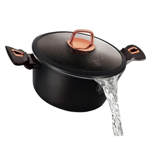 Berlinger Haus Black Rose Collection lábas fedővel 24 cm