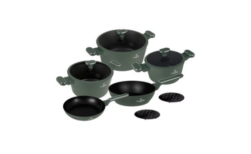 Berlinger Haus Matte Green edénykészlet 10 részes