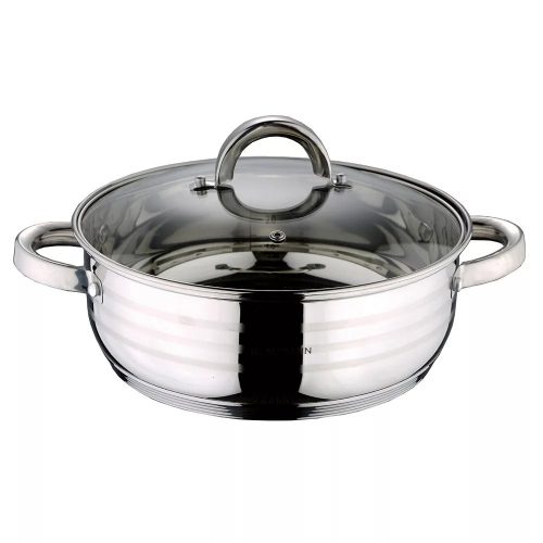 Blaumann Gourmet Line alacsony lábas fedővel