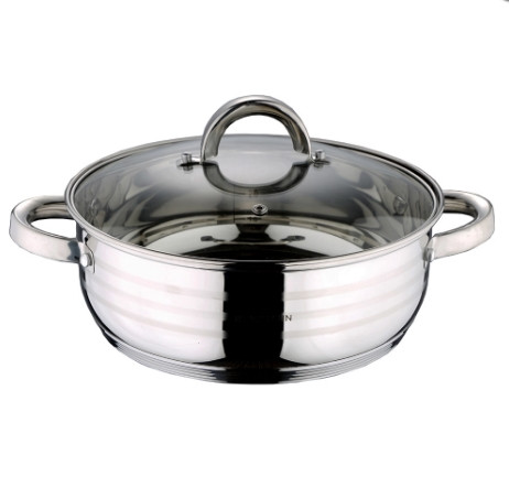 Blaumann Gourmet Line alacsony lábas fedővel 20 cm