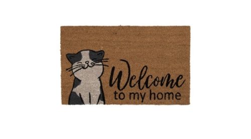 Clayer&Eef96 Lábtörlő cica welcome 75x45 cm