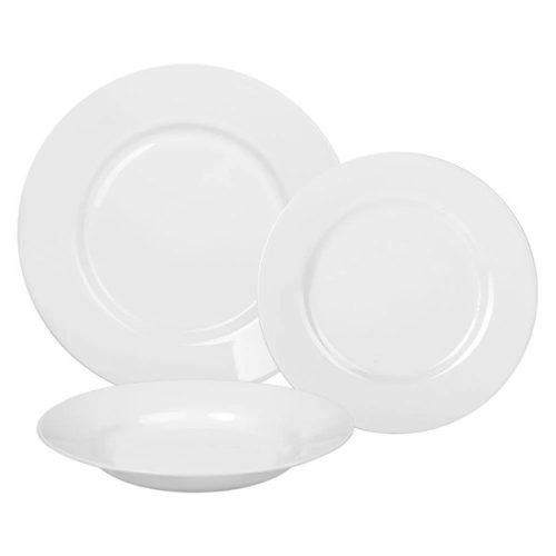 Luminarc Plumi étkészlet, fehér 18 db-os