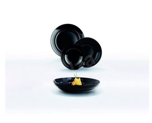Luminarc Alexie Noir étkészlet 18 db-os fekete