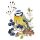 PPD Oiseau En Nature papírszalvéta 33x33 cm, 20 db/ csomag