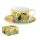 Easy Life Exotic Paradise Porcelán Teáscsésze+alj 2,4 dl
