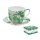 Easy Life Exotic Heaven Porcelán Reggelizőcsésze+Alj Dobozban