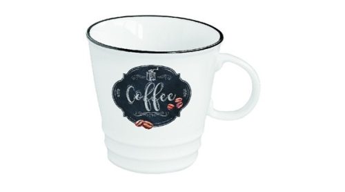 Easy Life Kitchen Basics, Porcelánbögre, 350 ml