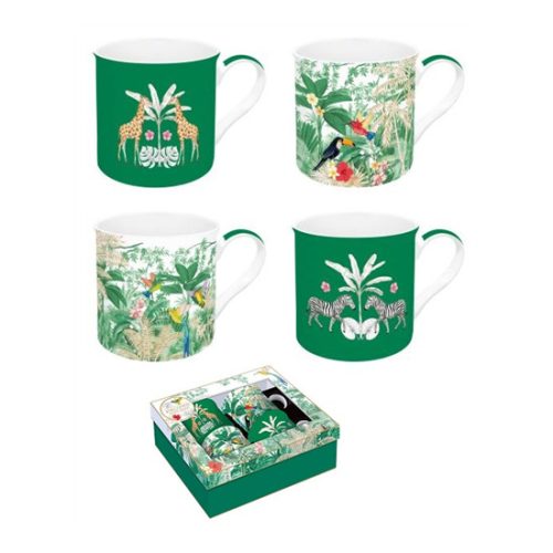 Easy Life Exotic Heaven Porcelánbögre 4 db-os Dobozban