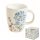Easy Life Mille Fleurs Blue bögre 3,5 dl