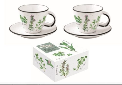 Easy Life Herbarium eszpresso csésze+alj 120 ml 2 db