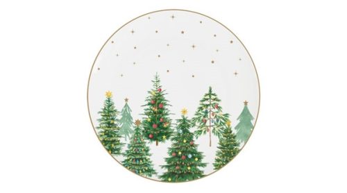Easy Life Festive Trees desszert tányér 19 cm