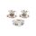 Easy Life Christmas Round Dance eszpresso csésze+ alj 2 db/szett, 110 ml