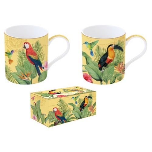 Easy Life Exotic Paradise Porcelán Bögreszett 2 db-os Dobozban