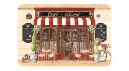 Easy Life Cafe' Bistrot műanyag tányéralátét 45x30 cm