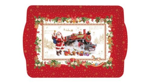 Easy Life Christmas Memories műanyag tálca 33x22 cm