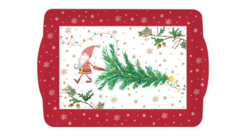 Easy Life Ready for Christmas műanyag tálca 33x22 cm